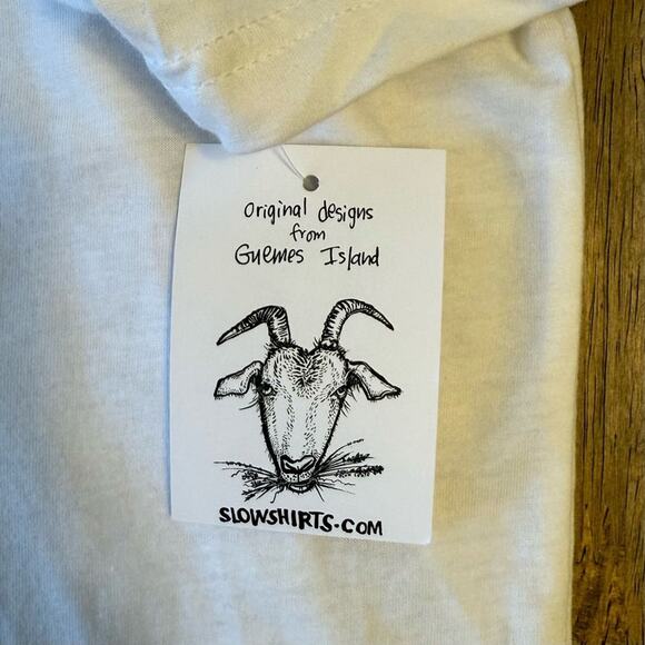 Slow Loris Time Dial Graphic Tee Shirt Moon Stars Sun White Size 3X Large - Picture 6 of 9